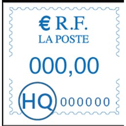 IS300 / IS350 - RECYCLEE NEOPOST / QUADIENT - 7210584H / 4135557W - ENCRE BLEUE - (TYPE HQ / HJ)