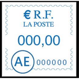 FP 30 / 45 / 65 / 85 / 100 / 450 / 850 - COMPATIBLE - 580052303600 - ENCRE BLEUE DOC'UP - (TYPE AE / AT)