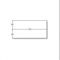 175 x 90 (2 x 45) - 5222 - ETIQUETTES AFFRANCHISSEMENT - BLANC - FORMAT DOUBLE