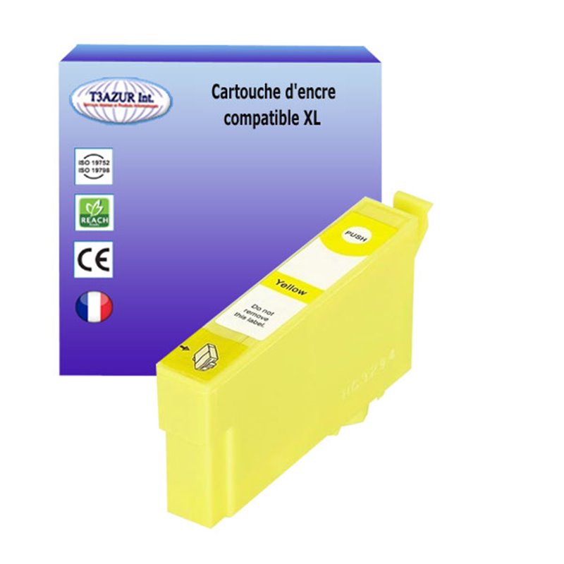 Cartouche compatible Epson T3594/T3584 (35XL)(C13T35944010/C13T35844010) - Jaune - 25ml