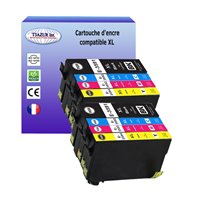 Lot de 8 Cartouches compatibles Epson T3591 / T3592 / T3593 / T3594