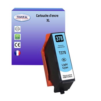 Cartouche compatible Epson T3795/T3785 (378XL)(C13T37954010/C13T37854010) - Light Cyan - 13ml