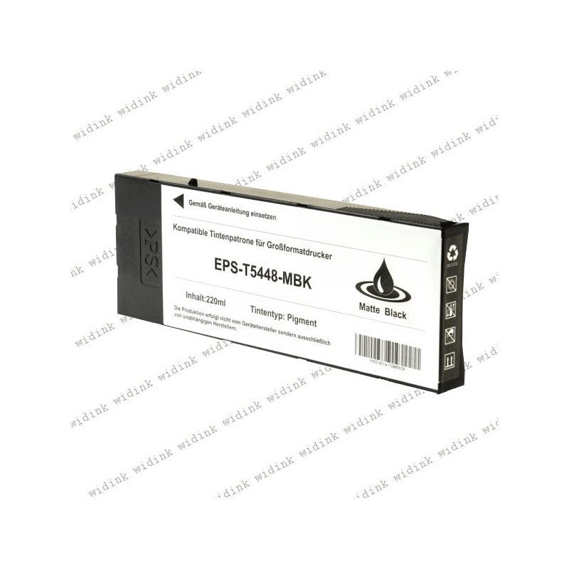 Cartouche compatible Epson T544800 (C13T544800) - Noire Matt - 220ml