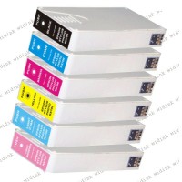 Lot de 6 Cartouches compatibles Epson T5591 /T5592 /T5593 /T5594 /T5595 /T5596