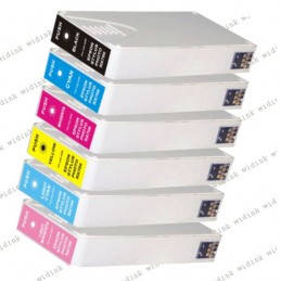 Lot de 6 Cartouches compatibles Epson T5591 /T5592 /T5593 /T5594 /T5595 /T5596