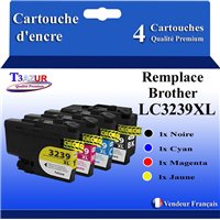 Lot de 4 Cartouches compatibles Brother LC3239XL (LC-3239) X