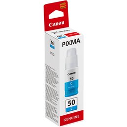 Canon GI50 (GI50C/3403C001) Cyan - Original - Recharge encre