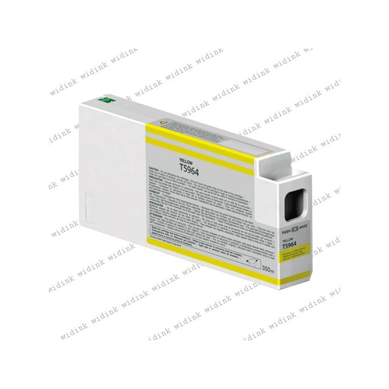 Cartouche compatible Epson T5964 (C13T596400) - Jaune - 350ml